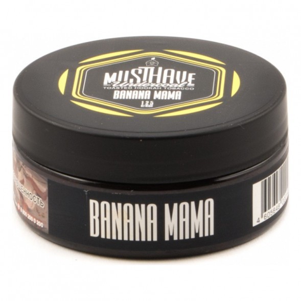 Табак Must Have - Banana Mama (Банана Мама, 125 грамм) купить в Ижевске