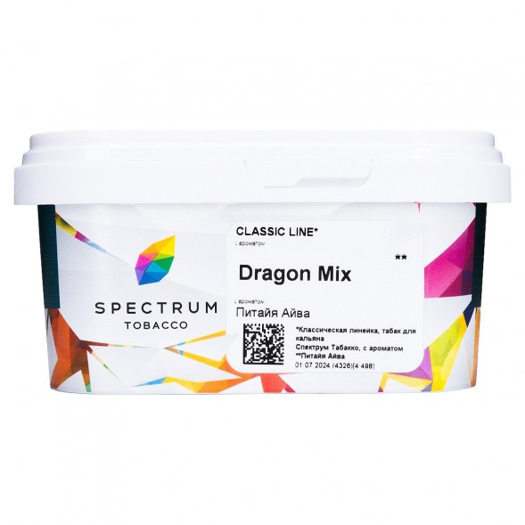 Табак Spectrum - Dragon Mix (Питайя Айва, 200 грамм) купить в Ижевске