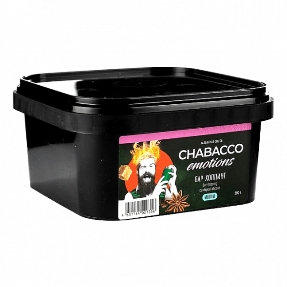 Смесь Chabacco Emotions MEDIUM - Bar-hopping (Бар-хоппинг, 200 грамм) купить в Ижевске