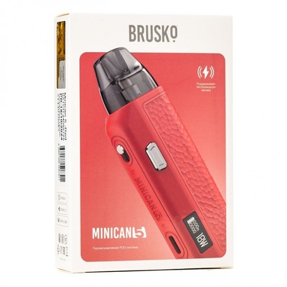 Электронная сигарета Brusko - Minican 5 (Красный) купить в Ижевске