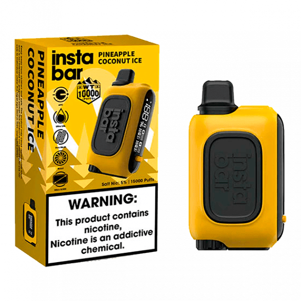 PLONQ INSTABAR WT - Ананас Кокос (Pineapple Coconut Ice, 10000 затяжек) купить в Ижевске