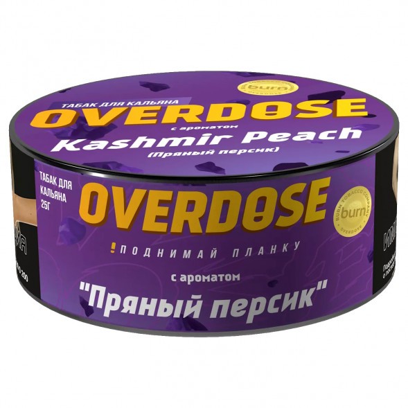 Табак Overdose - Kashmir Peach (Пряный Персик, 25 грамм) купить в Ижевске