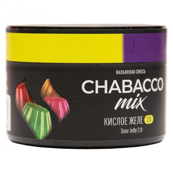 Смесь Chabacco MIX MEDIUM - Sour Jelly 2.0 (Кислое Желе 2.0, 40 грамм) купить в Ижевске