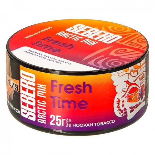 Табак Sebero Arctic Mix - Fresh Time (Фреш Тайм, 25 грамм) купить в Ижевске