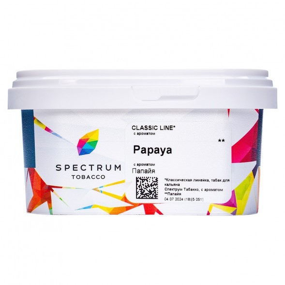 Табак Spectrum - Papaya (Папайя, 200 грамм) купить в Ижевске