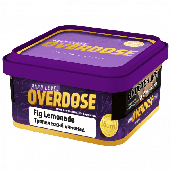 Табак Overdose - Fig Lemonade (Тропический Лимонад, 200 грамм) купить в Ижевске