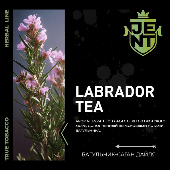 Табак Jent - Labrador Tea (Багульник и Саган Дайля, 200 грамм) купить в Ижевске