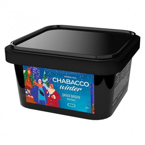 Смесь Chabacco MEDIUM - Wild Cherry (Дикая Вишня, 200 грамм) купить в Ижевске