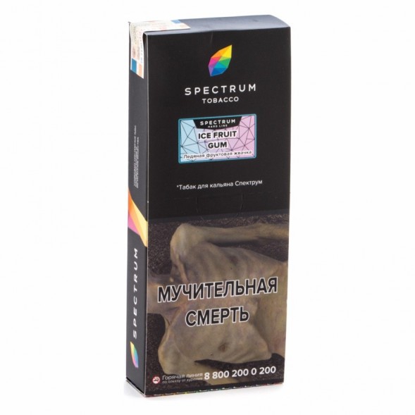 Табак Spectrum Hard - Ice Fruit Gum (Ледяная Фруктовая Жвачка, 200 грамм) купить в Ижевске