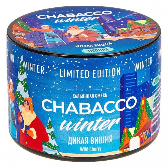 Смесь Chabacco MEDIUM - Wild Cherry (Дикая Вишня, 40 грамм) купить в Ижевске