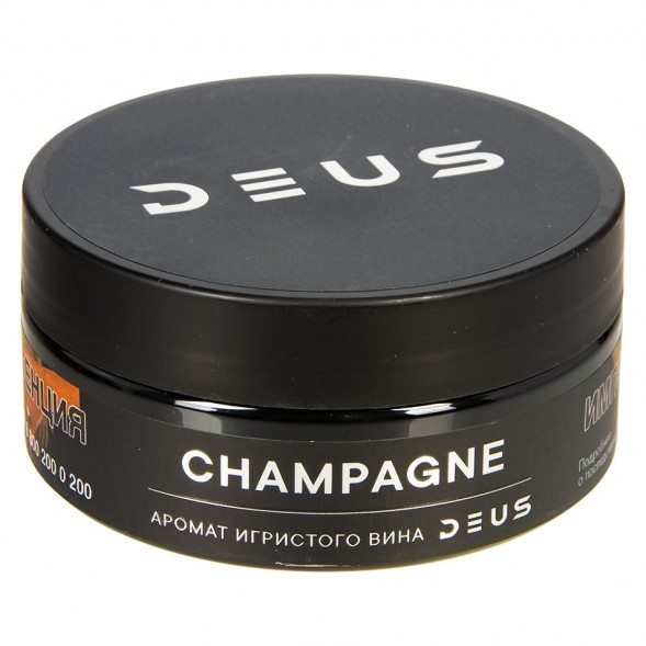Табак Deus - Champagne (Игристое Вино, 100 грамм) купить в Ижевске