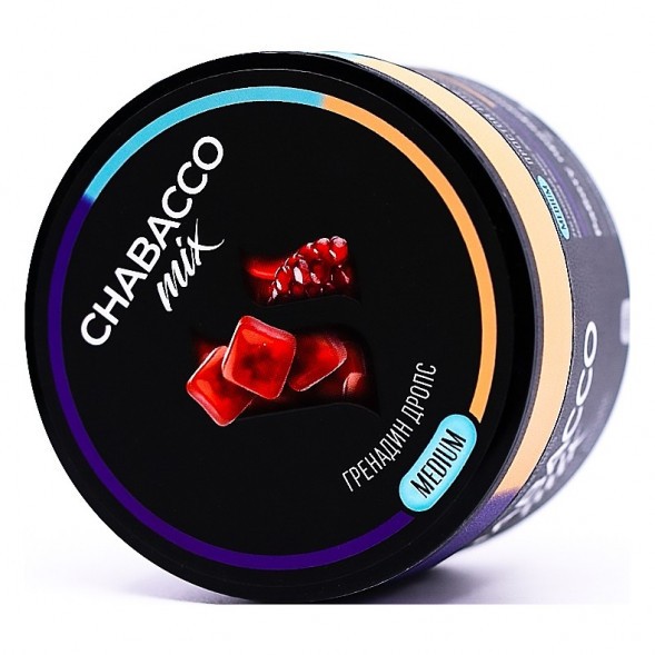 Смесь Chabacco MIX MEDIUM - Grenadine Drops (Гренадин Дропс, 40 грамм) купить в Ижевске