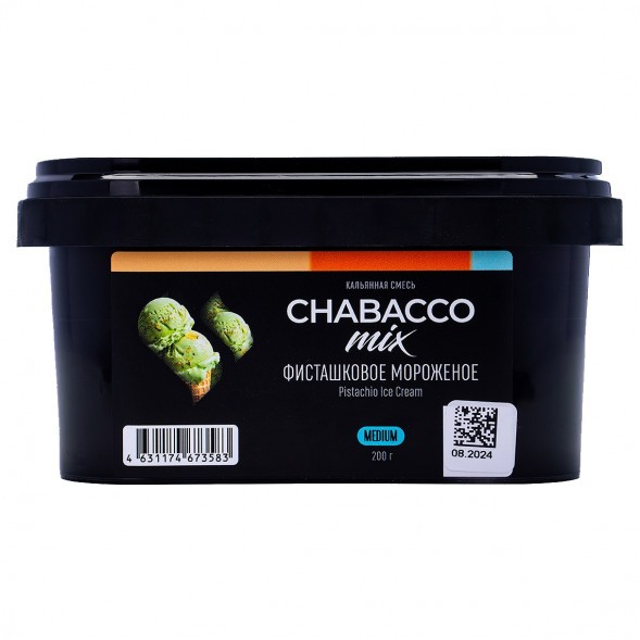 Смесь Chabacco MIX MEDIUM - Pistachio Ice Cream (Фисташковое Мороженое, 200 грамм) купить в Ижевске
