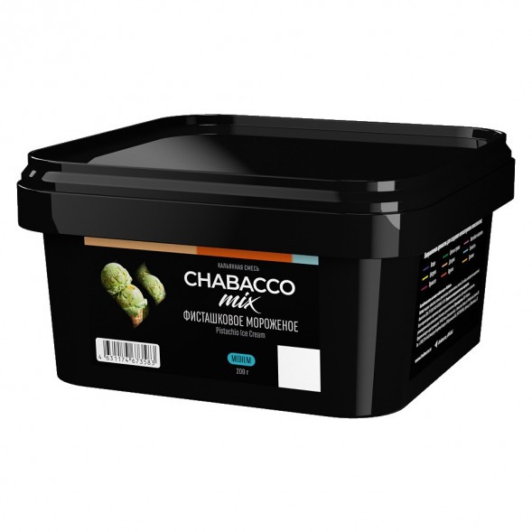 Смесь Chabacco MIX MEDIUM - Pistachio Ice Cream (Фисташковое Мороженое, 200 грамм) купить в Ижевске