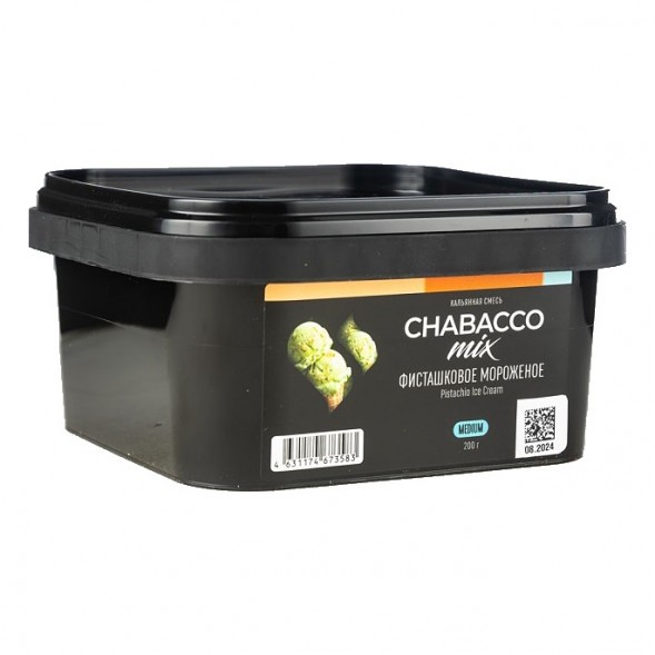 Смесь Chabacco MIX MEDIUM - Pistachio Ice Cream (Фисташковое Мороженое, 200 грамм) купить в Ижевске