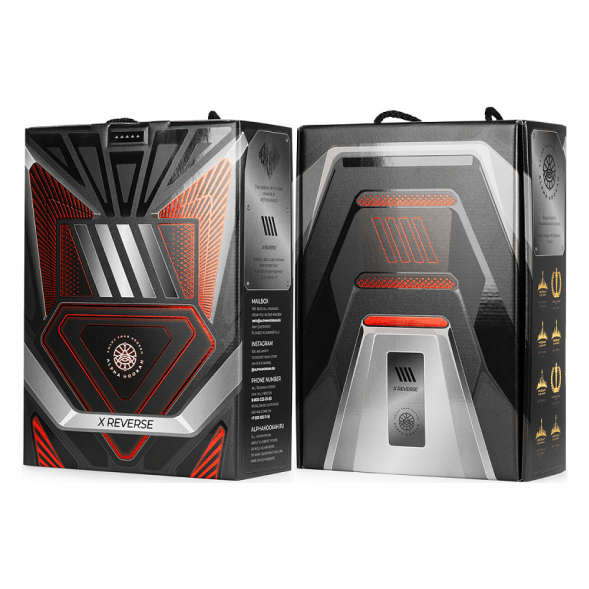 Кальян Alpha Hookah - Model X REVERSE Red Black (без колбы) купить в Ижевске