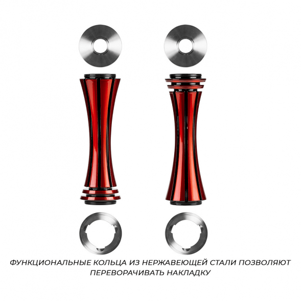 Кальян Alpha Hookah - Model X REVERSE Red Black (без колбы) купить в Ижевске
