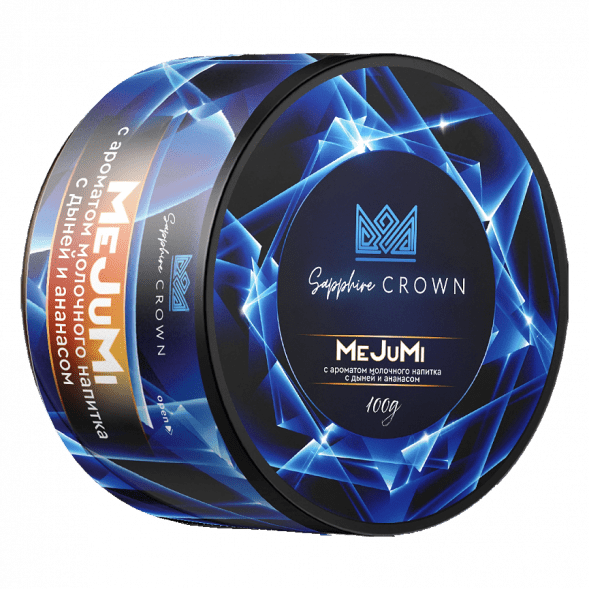 Табак Sapphire Crown - MeJuMi (Молочный Напиток с Дыней и Ананасом, 100 грамм) купить в Ижевске