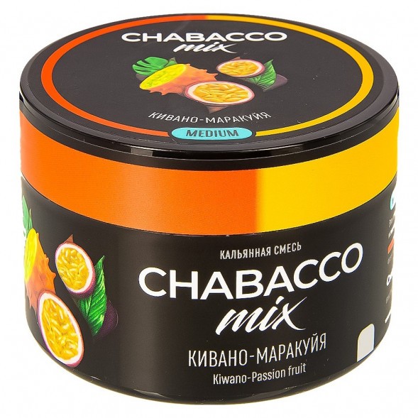 Смесь Chabacco MIX MEDIUM - Kiwano Passion Fruit (Кивано-Маракуйя, 40 грамм) купить в Ижевске