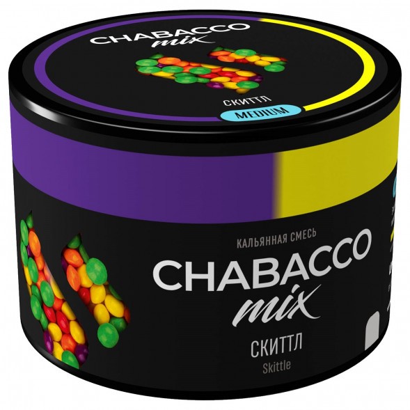 Смесь Chabacco MIX MEDIUM - Skittle (Скиттл, 40 грамм) купить в Ижевске