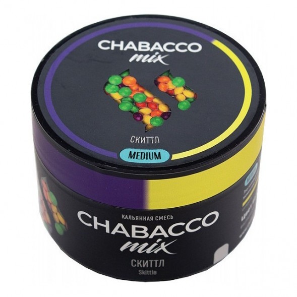 Смесь Chabacco MIX MEDIUM - Skittle (Скиттл, 40 грамм) купить в Ижевске