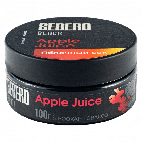 Табак Sebero Black - Apple Juice (Яблочный Сок, 100 грамм) купить в Ижевске