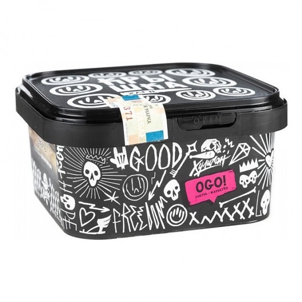 Табак Хулиган - OGO! (Сакура и Маракуйя, 200 грамм) купить в Ижевске