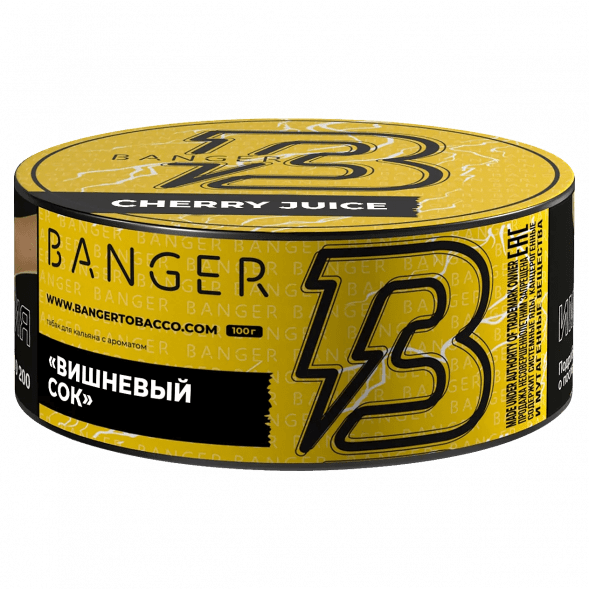 Табак Banger - Cherry Juice (Вишнёвый Сок, 100 грамм) купить в Ижевске