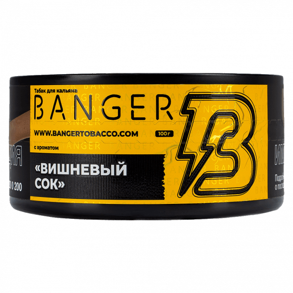 Табак Banger - Cherry Juice (Вишнёвый Сок, 100 грамм) купить в Ижевске