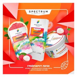 Табак Spectrum Hard - Greenwich (Грейпфрут Личи, 200 грамм)