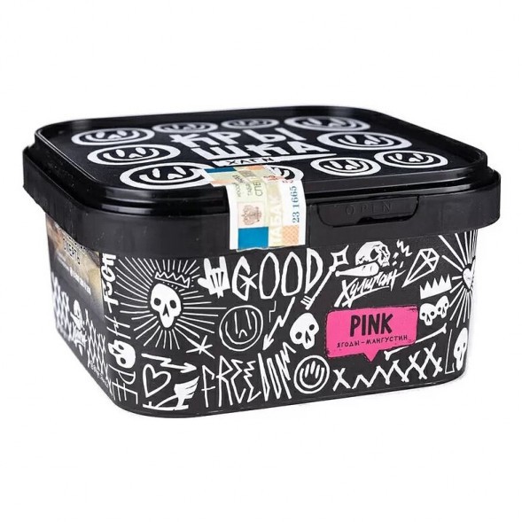 Табак Хулиган - Pink (Ягоды и Мангустин, 200 грамм) купить в Ижевске