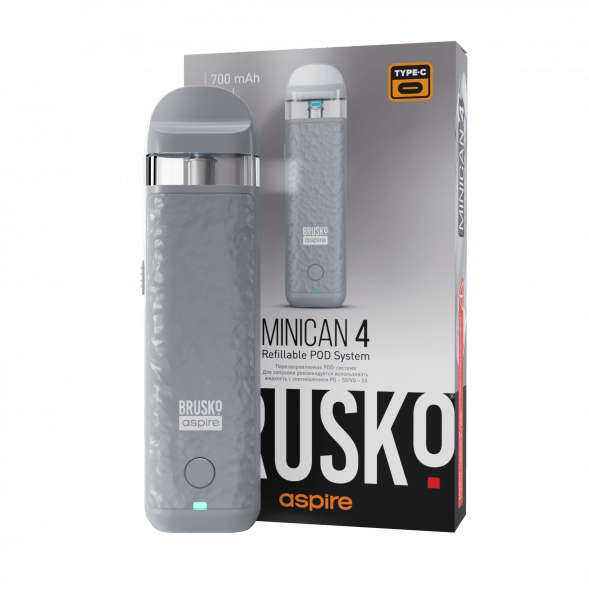 Электронная сигарета Brusko - Minican 4 (Серый) купить в Ижевске