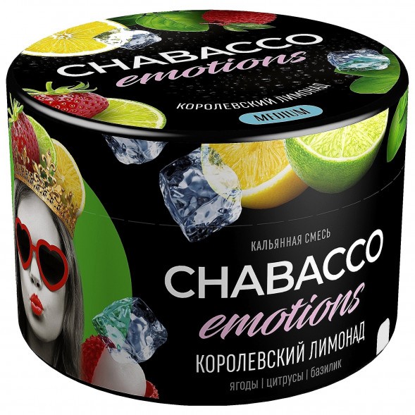 Смесь Chabacco MIX MEDIUM - Royal Lemonade (Королевский Лимонад, 40 грамм) купить в Ижевске