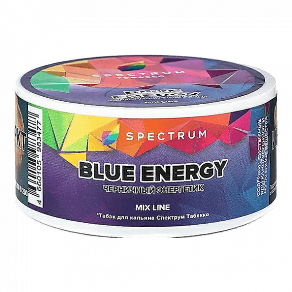 Табак Spectrum Mix Line - Blue Energy (Черничный Энергетик, 25 грамм) купить в Ижевске