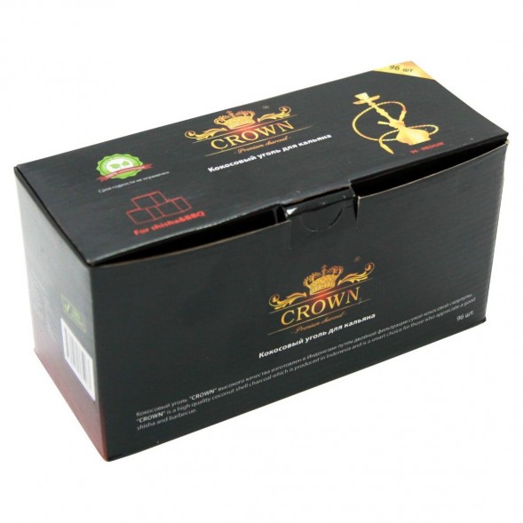 Уголь Crown (22 мм, 96 кубиков) купить в Ижевске