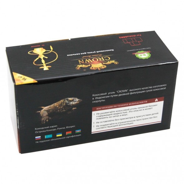 Уголь Crown (22 мм, 96 кубиков) купить в Ижевске