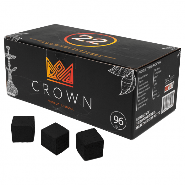 Уголь Crown (22 мм, 96 кубиков) купить в Ижевске