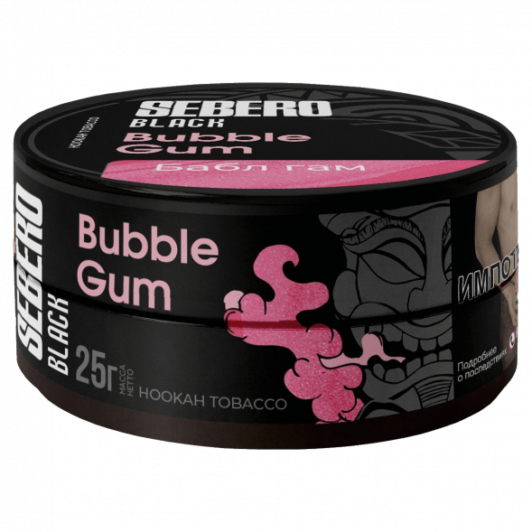 Табак Sebero Black - Bubble Gum (Бабл Гам, 25 грамм) купить в Ижевске