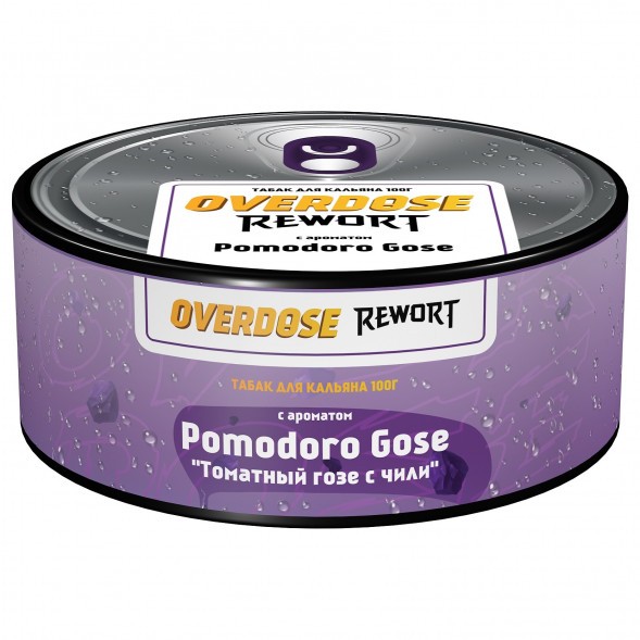 Табак Overdose - Pomodoro Gose (Томатный Гозе с Чили, 100 грамм) купить в Ижевске