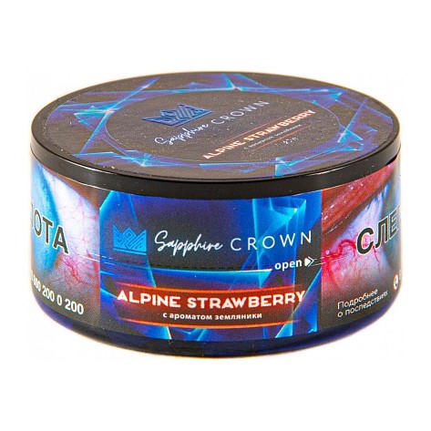 Табак Sapphire Crown - Alpine Strawberry (Земляника, 25 грамм) купить в Ижевске