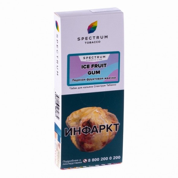 Табак Spectrum - Ice Fruit Gum (Ледяная Фруктовая Жвачка, 100 грамм) купить в Ижевске