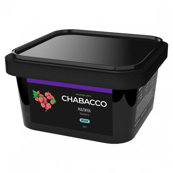 Смесь Chabacco MEDIUM - Raspberry (Малина, 200 грамм) купить в Ижевске