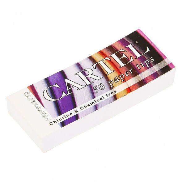 Фильтры для самокруток Cartel - Бумажные (50 штук, 25х6 мм) купить в Ижевске