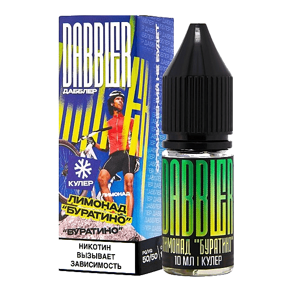 Жидкость Dabbler Salt - Лимонад &quot;Буратино&quot; (10 мл, 2 мг) купить в Ижевске