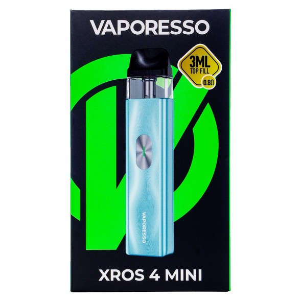 Электронная сигарета Vaporesso XROS 4 Mini - Ice Blue (Синий Лёд) купить в Ижевске