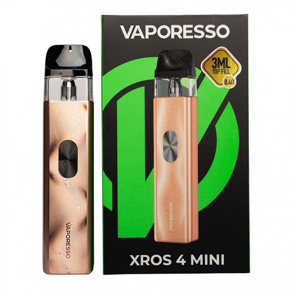 Электронная сигарета Vaporesso XROS 4 Mini - Champagne Gold (Золотое Шампанское) купить в Ижевске