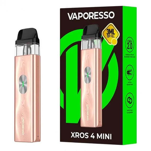 Электронная сигарета Vaporesso XROS 4 Mini - Champagne Gold (Золотое Шампанское) купить в Ижевске