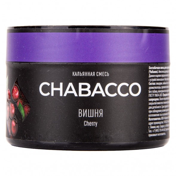 Смесь Chabacco MEDIUM - Cherry (Вишня, 40 грамм) купить в Ижевске