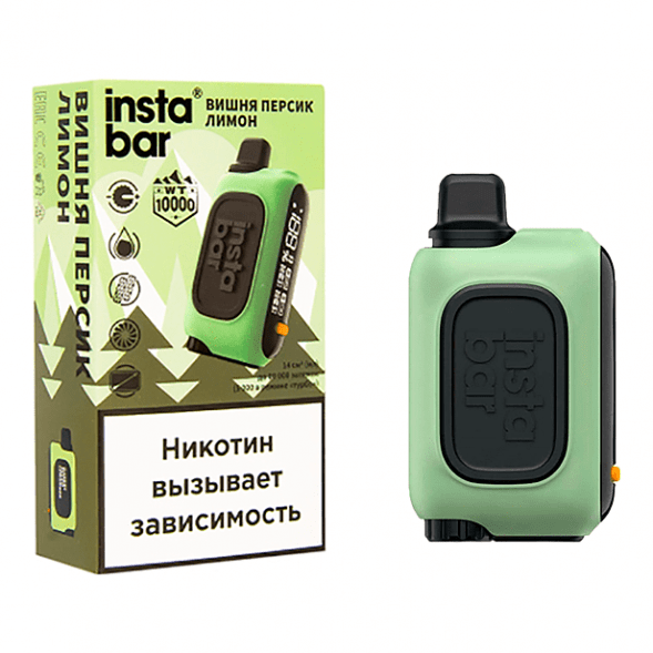 PLONQ INSTABAR WT - Вишня Персик Лимон (Cherry Peach Lemon, 10000 затяжек) купить в Ижевске