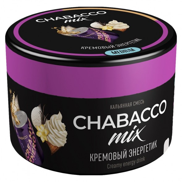 Смесь Chabacco MIX MEDIUM - Creamy Energy Drink (Кремовый Энергетик, 40 грамм) купить в Ижевске